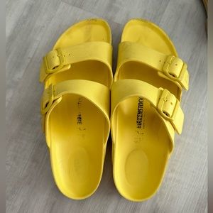 YELLOW BIRKENSTOCKS - SIZE 11